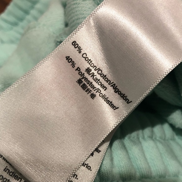 DKNY Sweatpants. Size small. Has drawstring. Light teal color. Very soft. - Picture 5 of 9